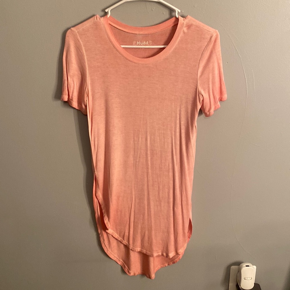 High-Low Pink Top